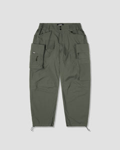 Twelve Pockets Cargo Pants - Army Green