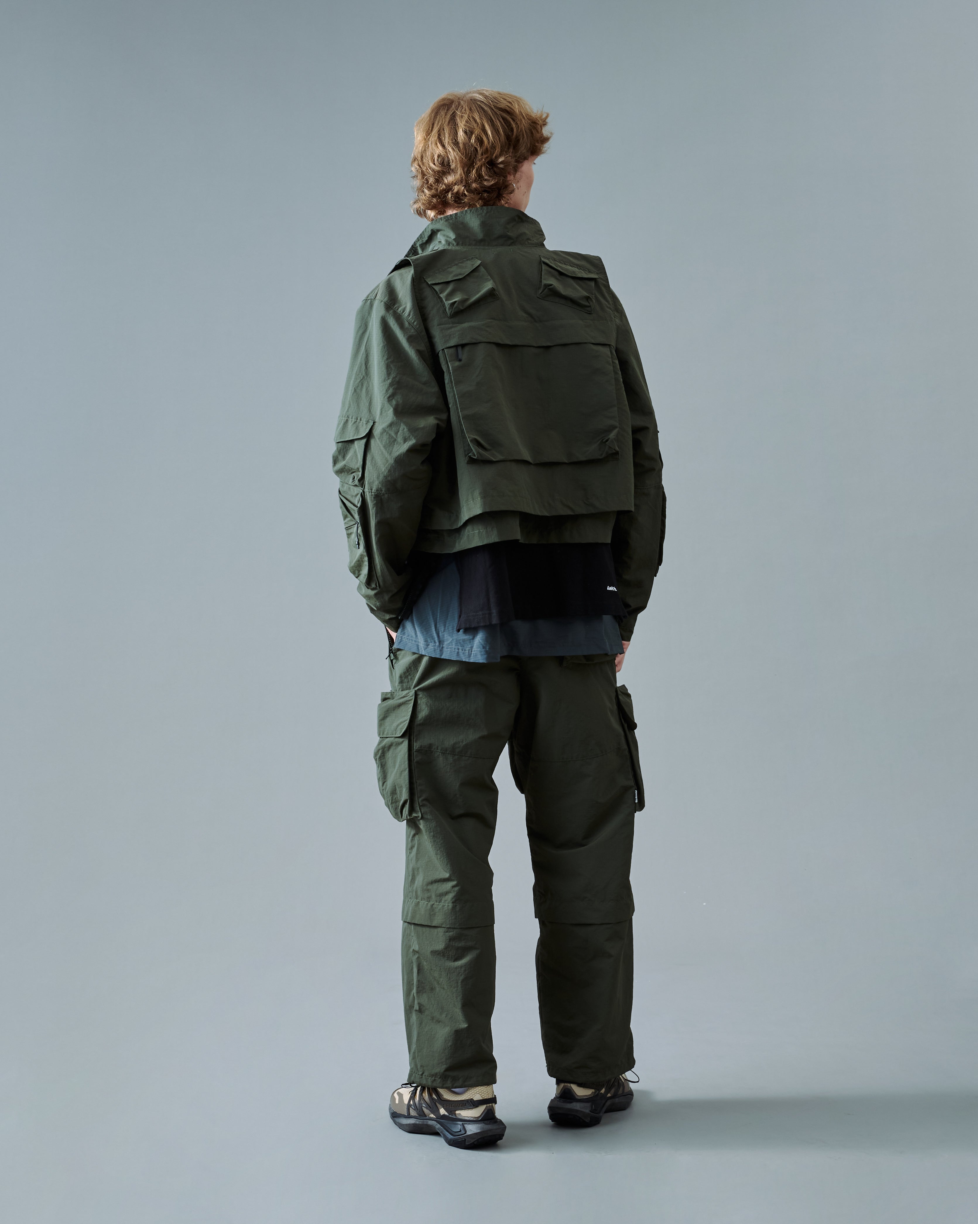 Adjustable Cargo Pants - Army Green