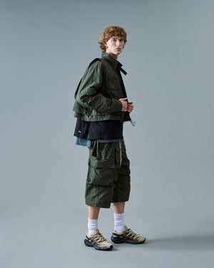 Adjustable Cargo Pants - Army Green