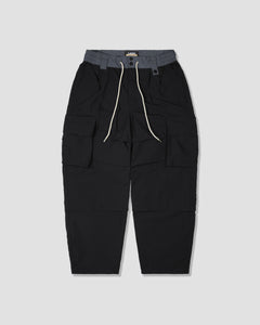 Adjustable Cargo Pants - Black