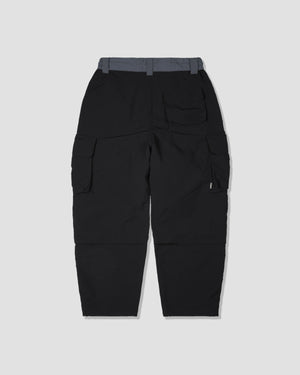 Adjustable Cargo Pants - Black