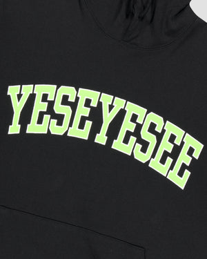 YESEYESEE Arch Logo Hoodie - Black