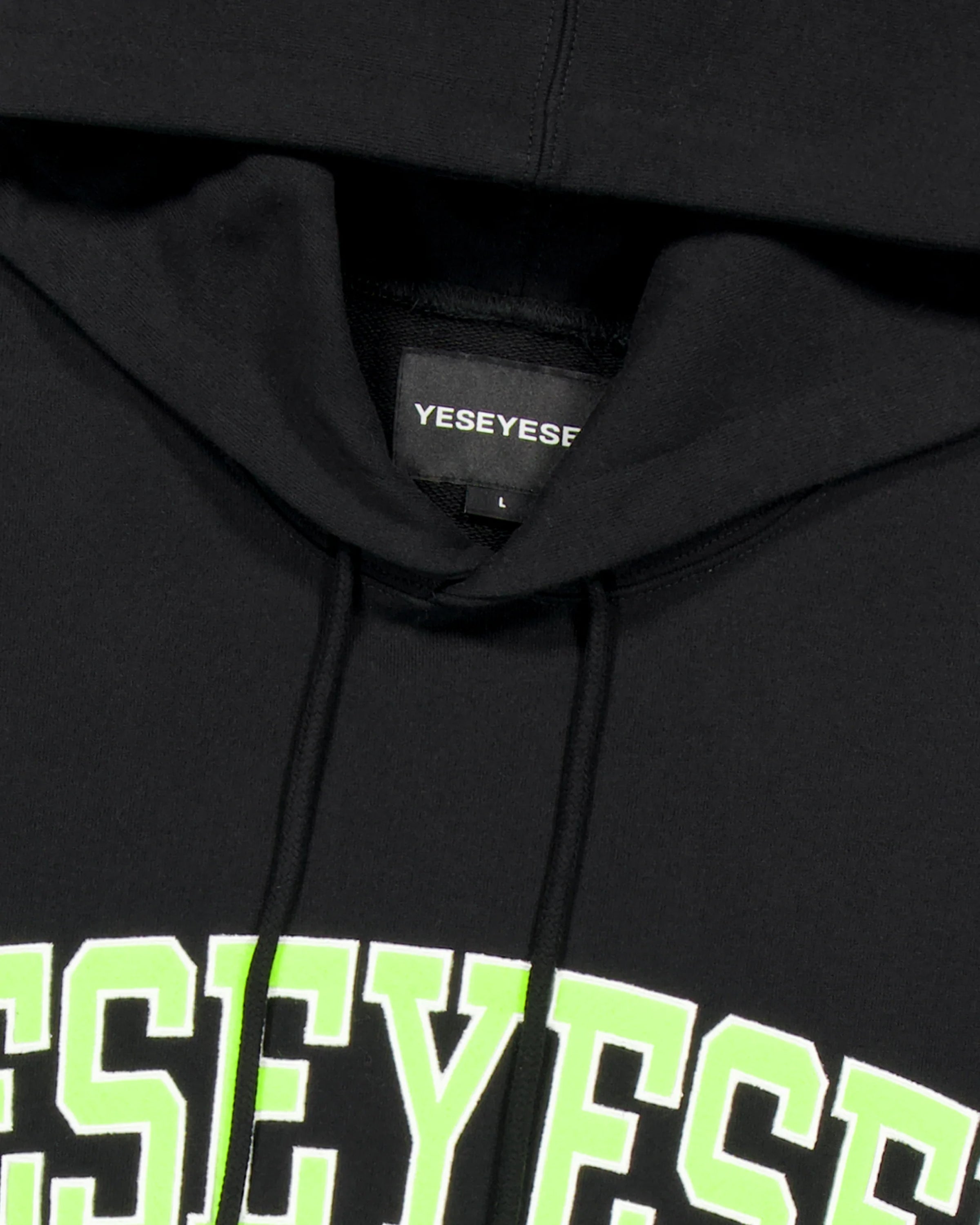 YESEYESEE Arch Logo Hoodie - Black