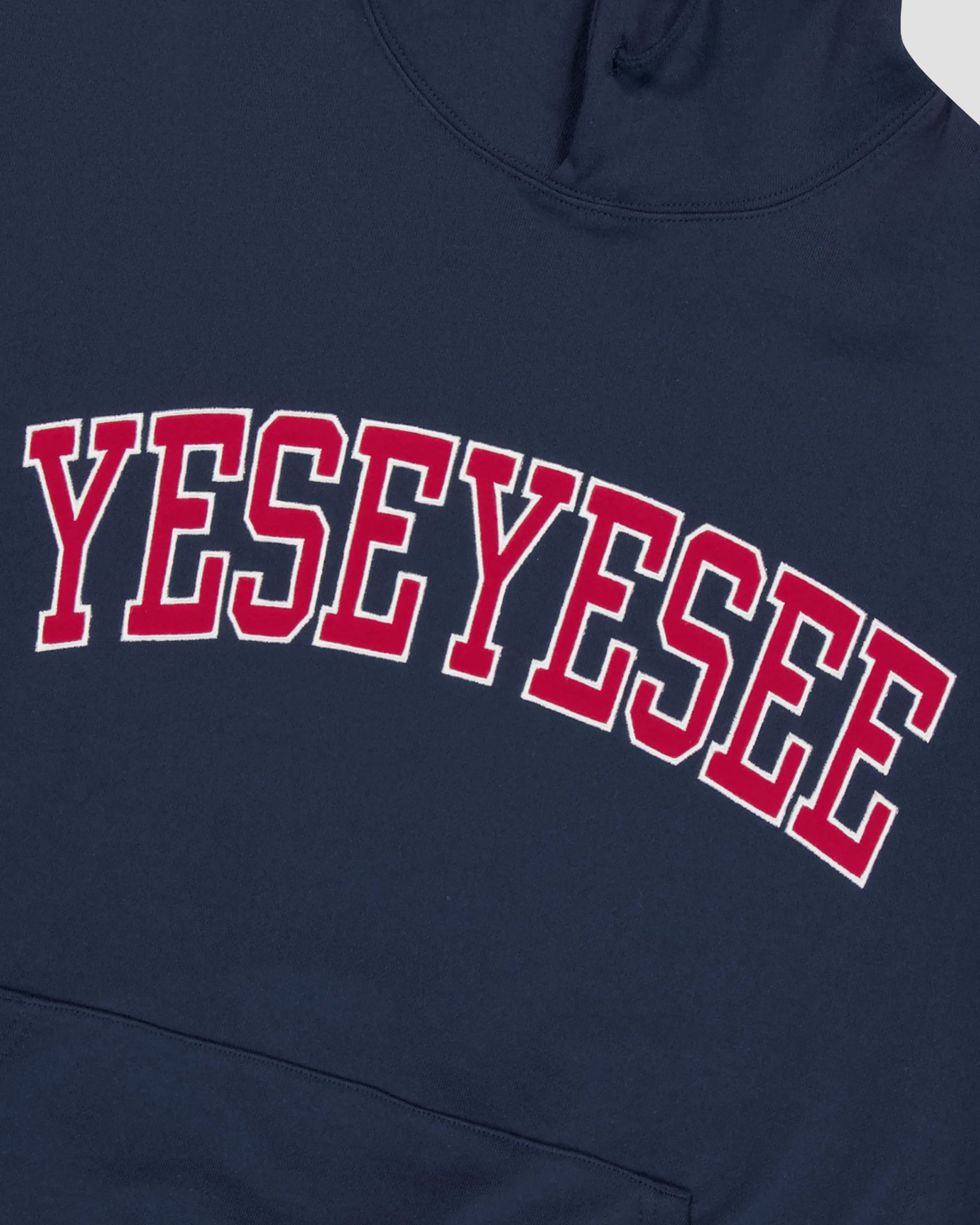 YESEYESEE Arch Logo Hoodie - Navy