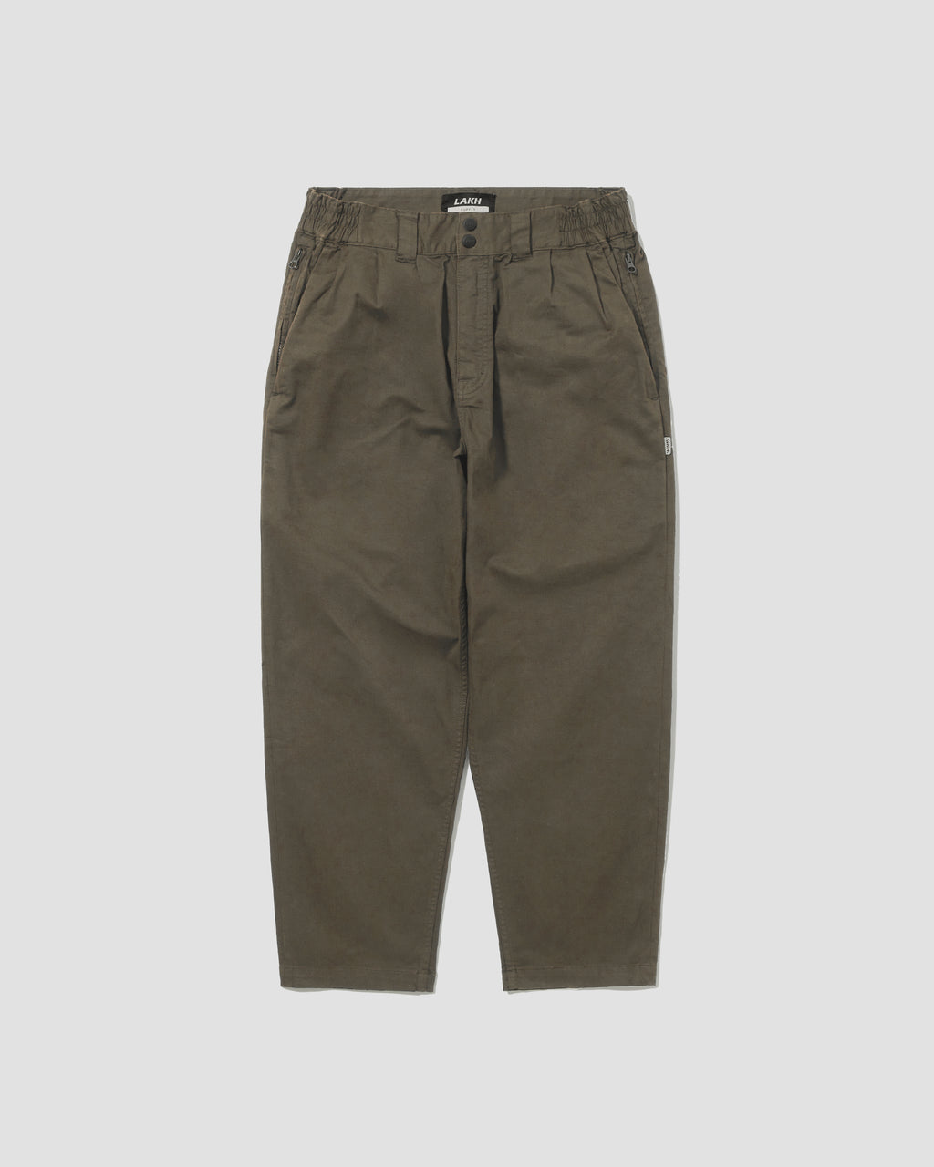 Baggy Tapered Pants - Brown