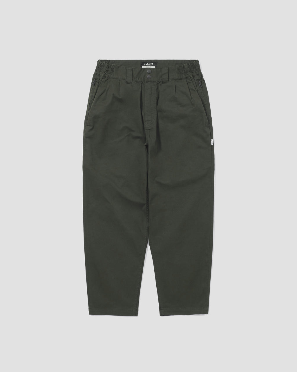 Baggy Tapered Pants - Olive