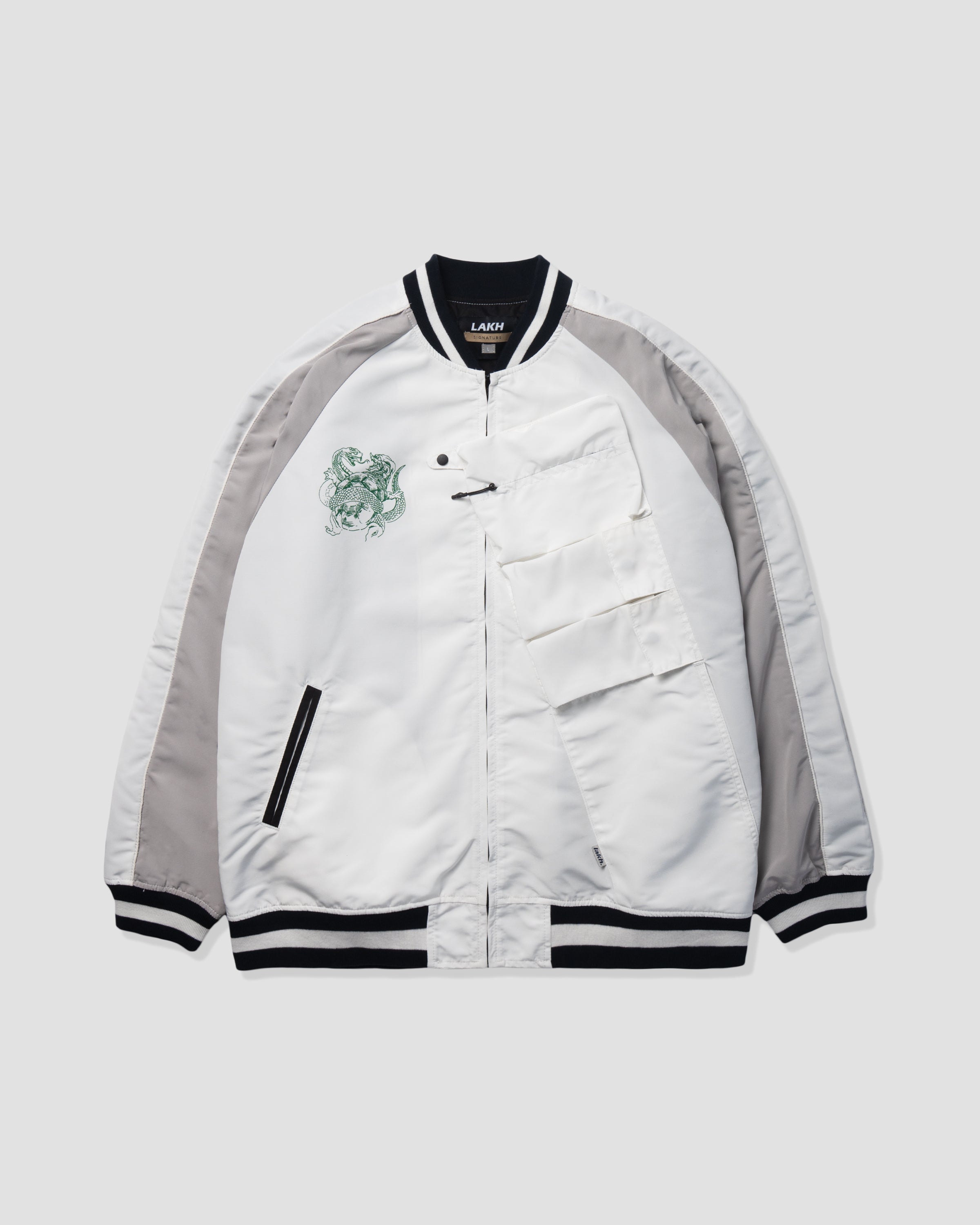 Black Tortoise Souvenir Jacket - White