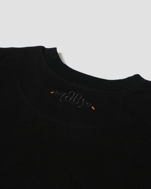 LAKH x HIBYEFRIEND Patched Sleeve Shirt - Black