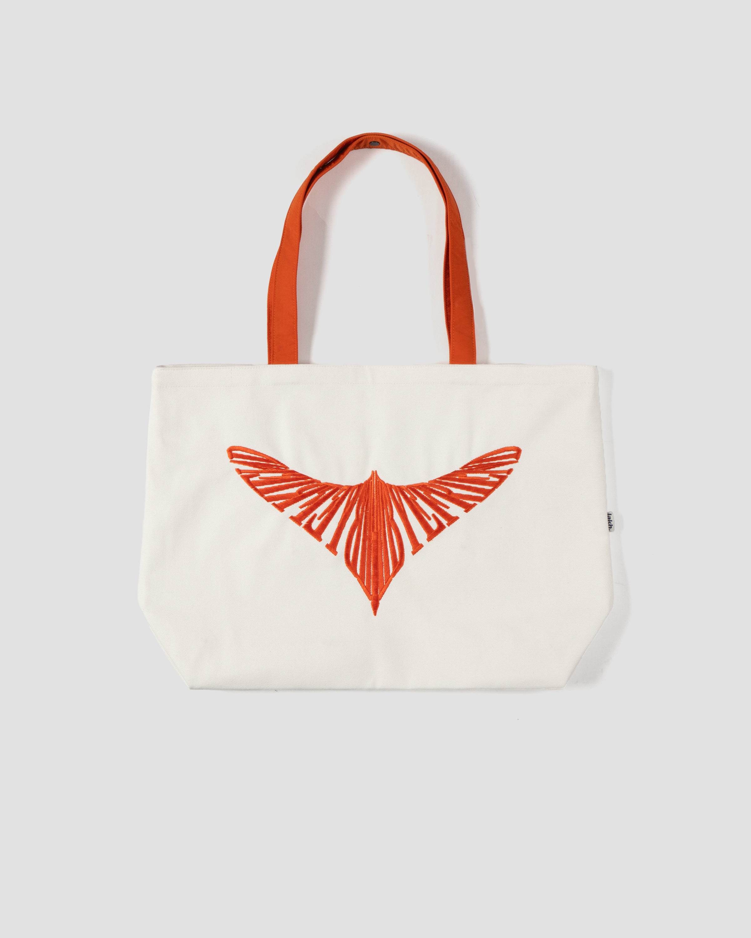 LAKH x HIBYEFRIEND Embroidery Canvas Tote Bag (S) - White