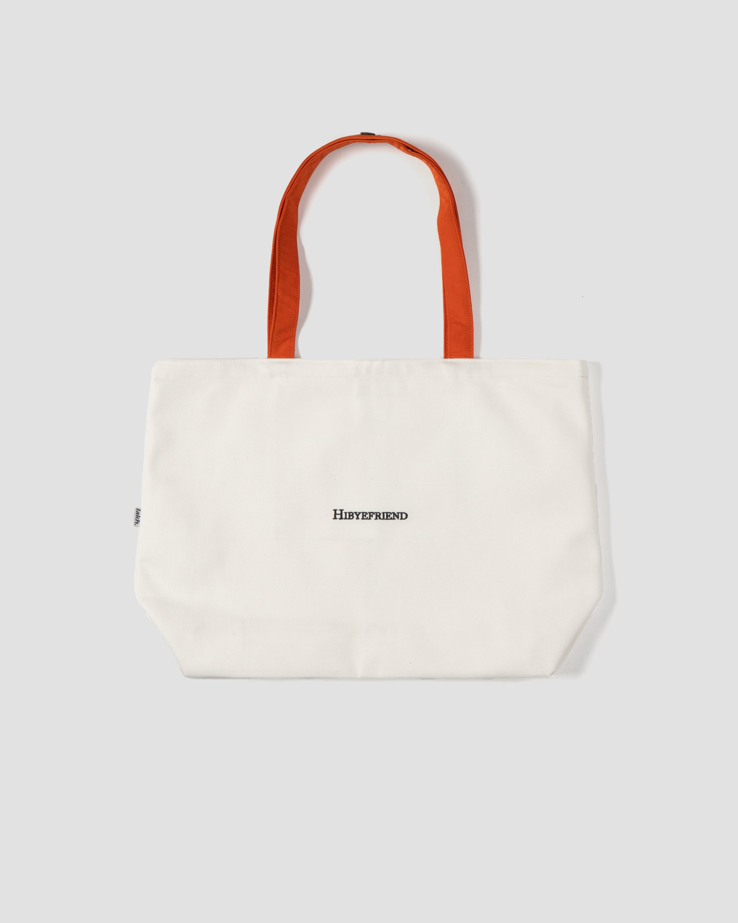 LAKH x HIBYEFRIEND Embroidery Canvas Tote Bag (S) - White