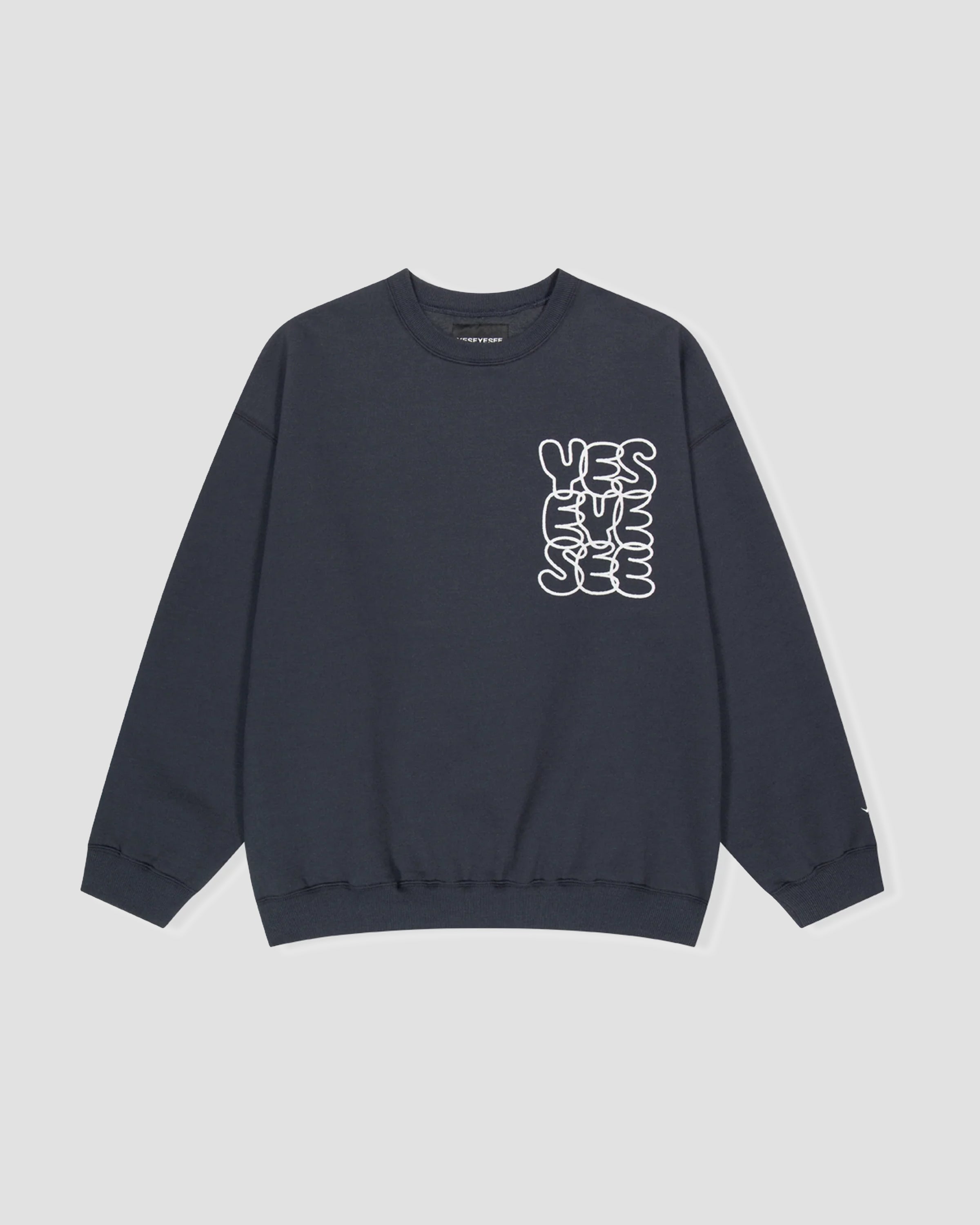 YESEYESEE C-Logo Sweatshirt - Charcoal