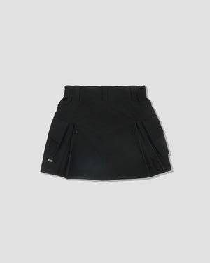 Cargo Mini Skirt - Black