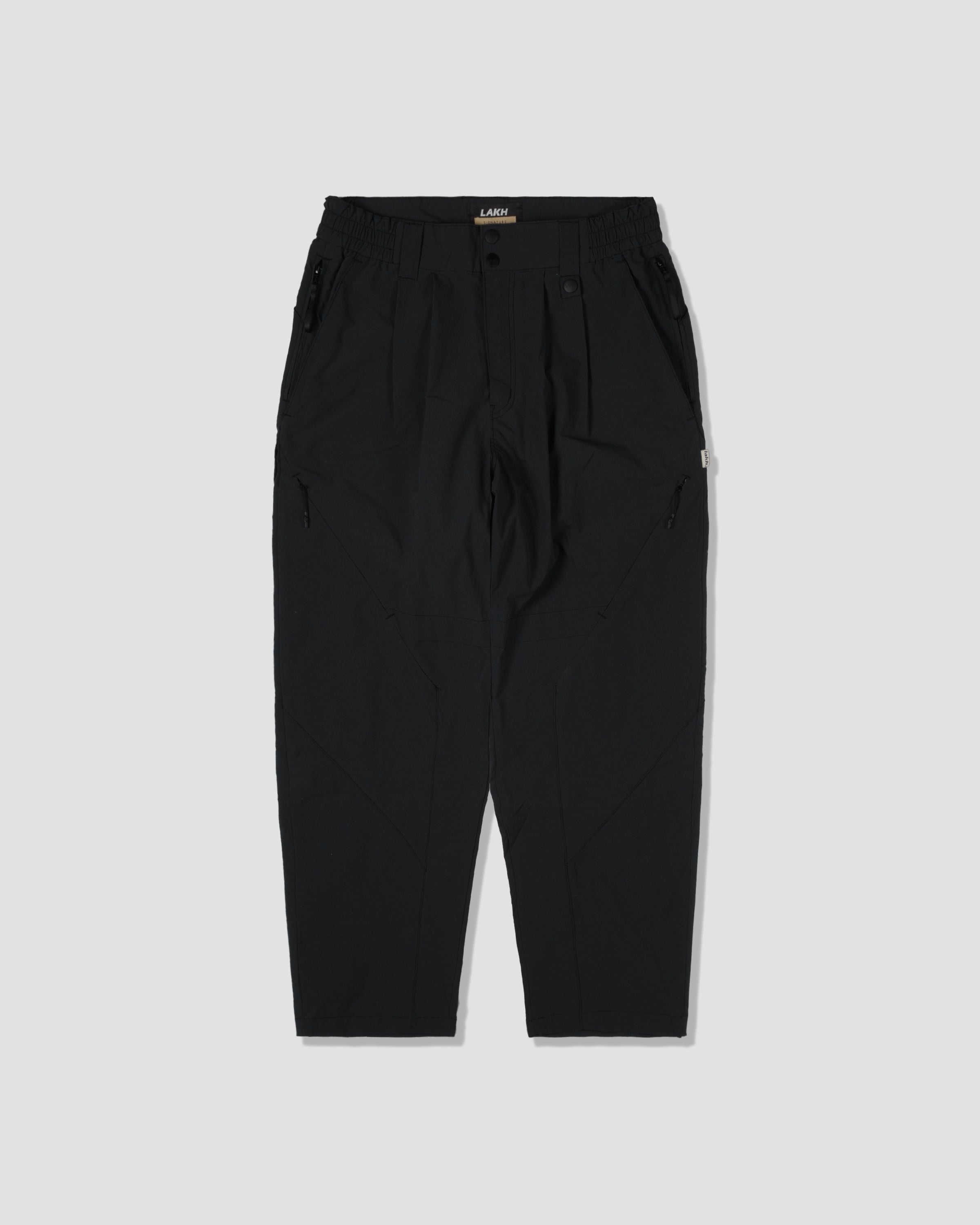 Divisional Baggy Tapered Pants - Black