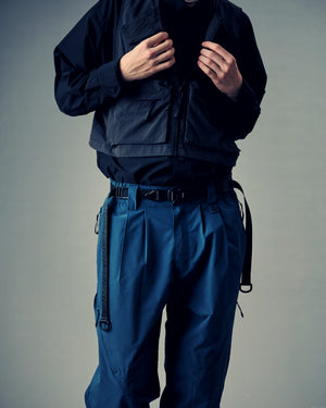 Divisional Baggy Tapered Pants - Navy