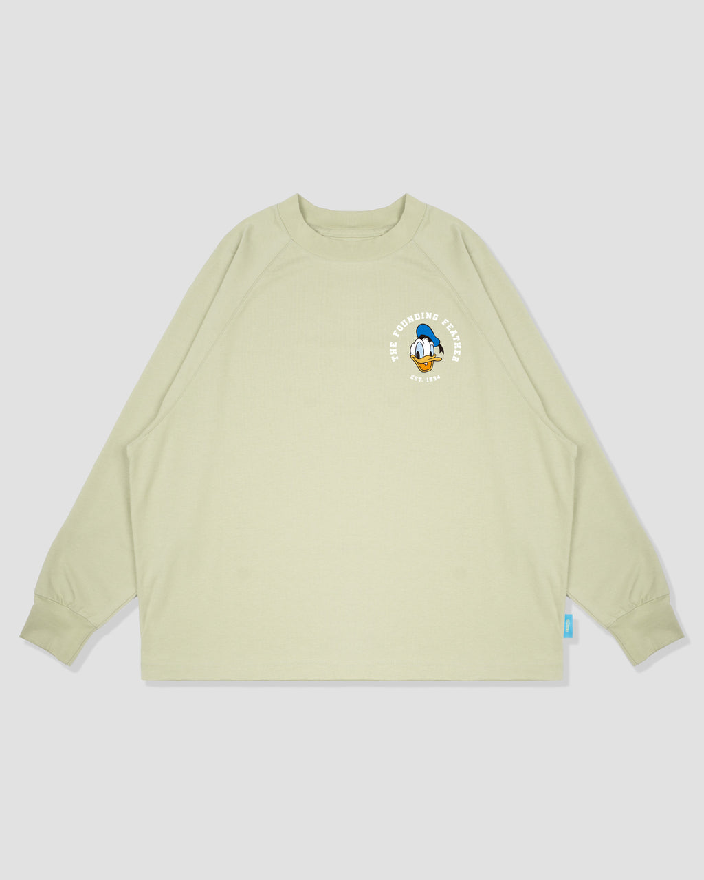 URDU x LAKH Donald Duck L/S Tee - Olive