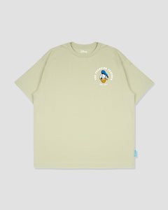 URDU x LAKH Donald Duck Short Tee - Olive