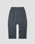 Drop Crotch Loose Pants - Grey