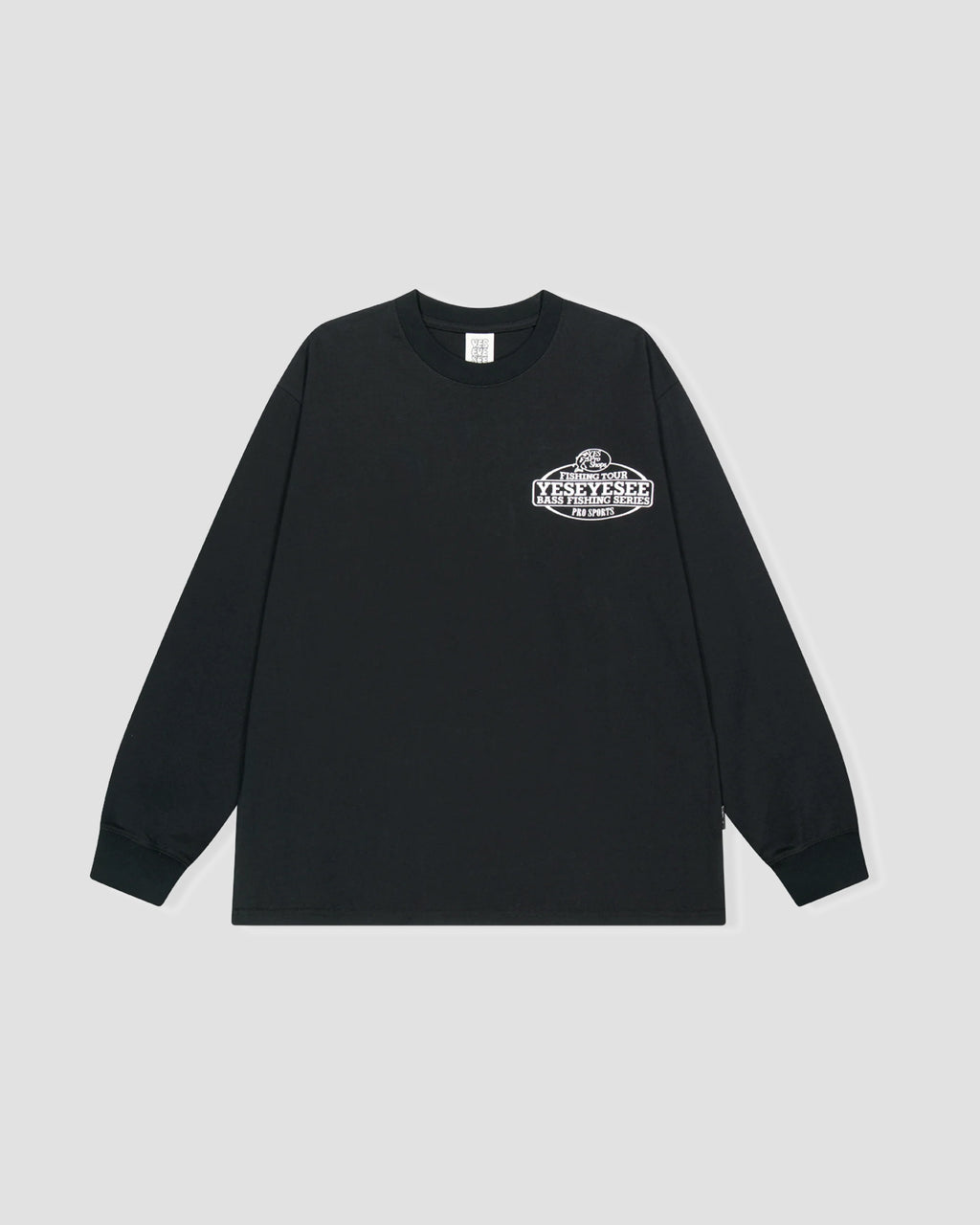 YESEYESEE Fishing Sponsors L/S Tee - Black