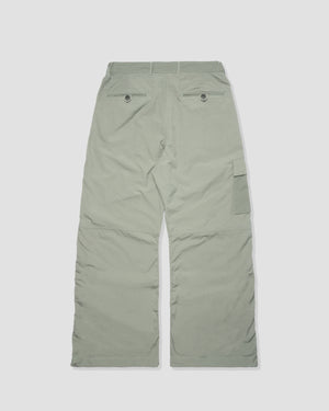 Flared Cargo Pants - Grey