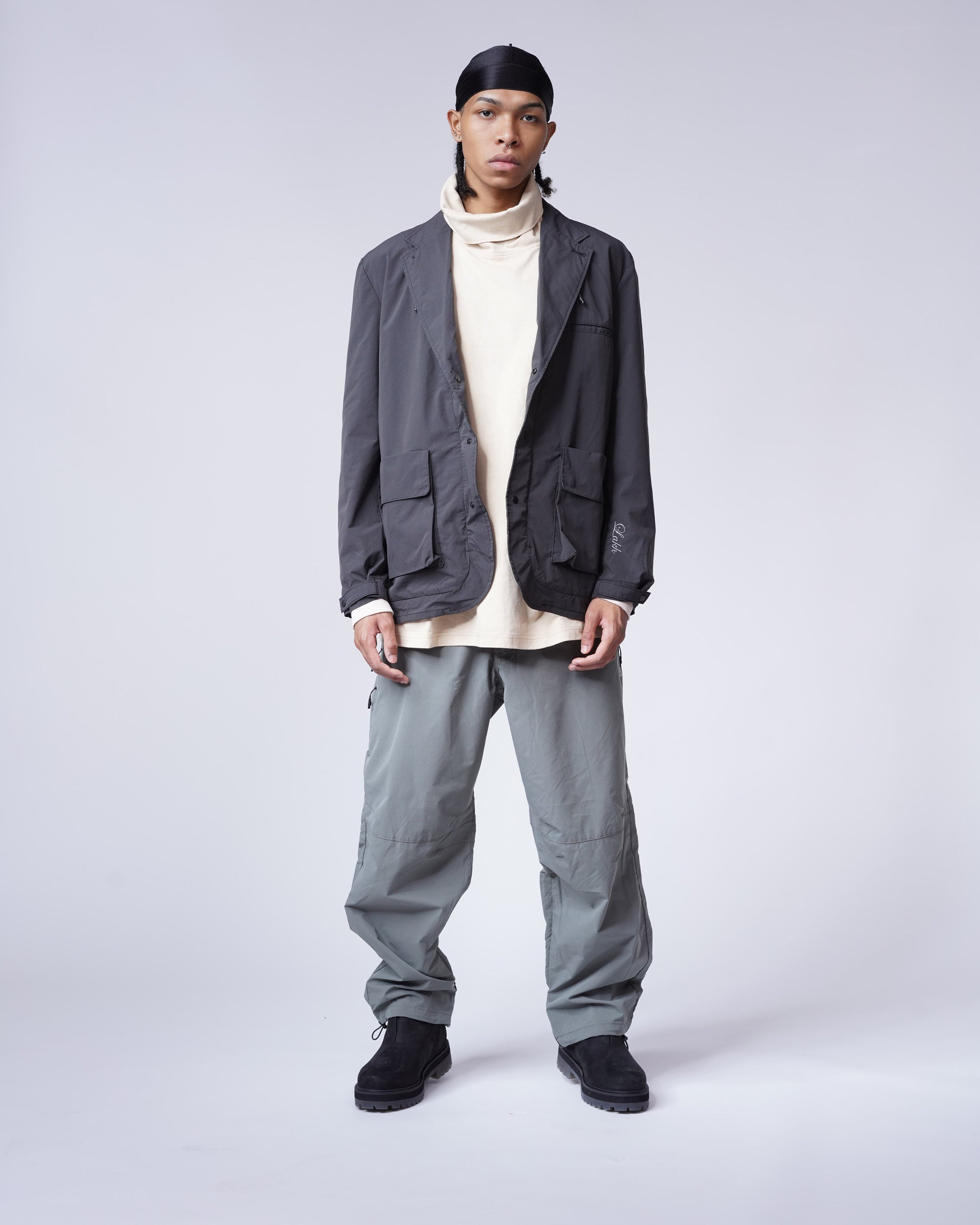 Hidden Pockets Pants - Grey