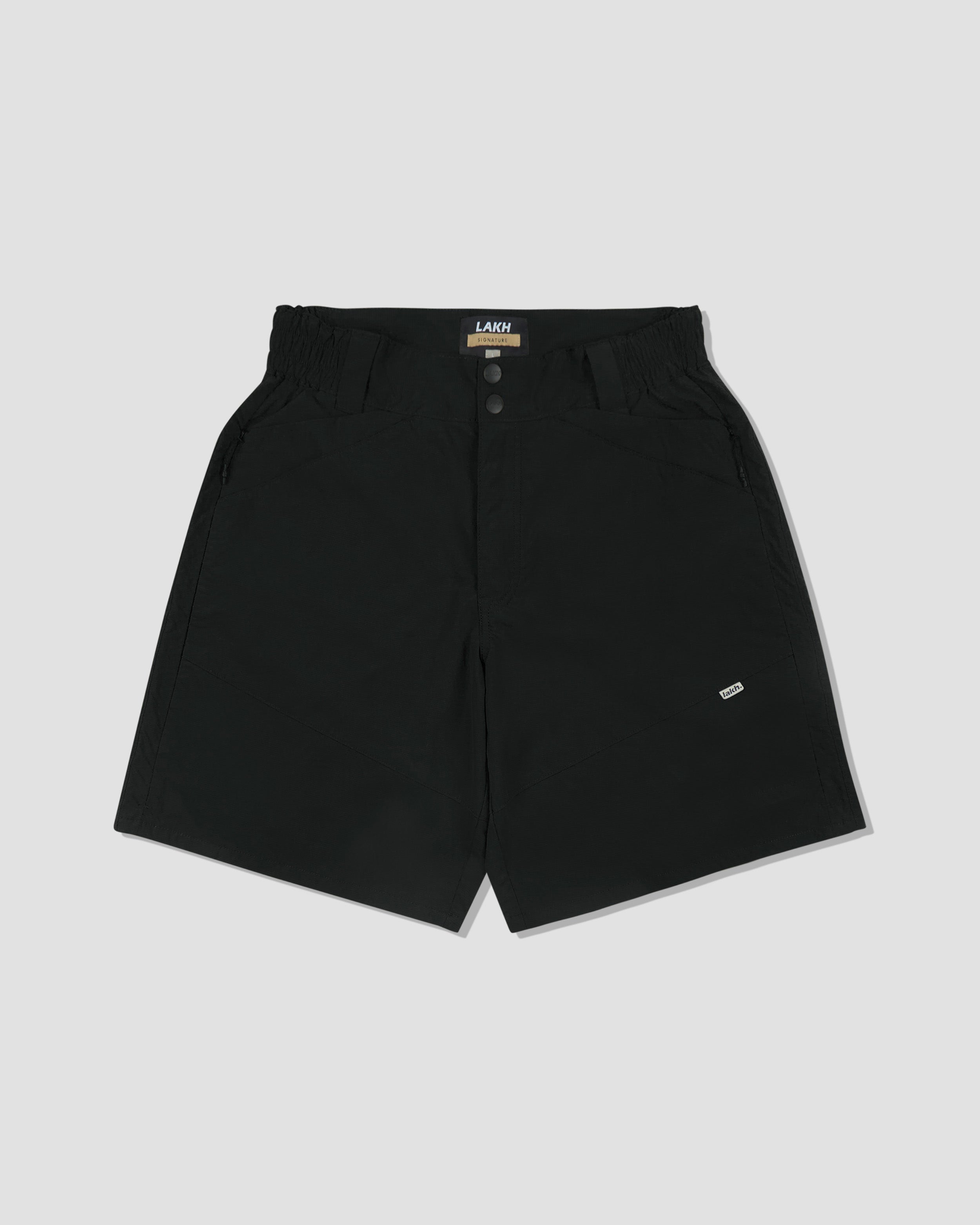 Hidden Ten Pockets Shorts - Black