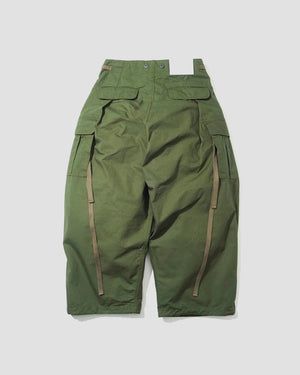 Huge Pockets Cargo Pants - Olive