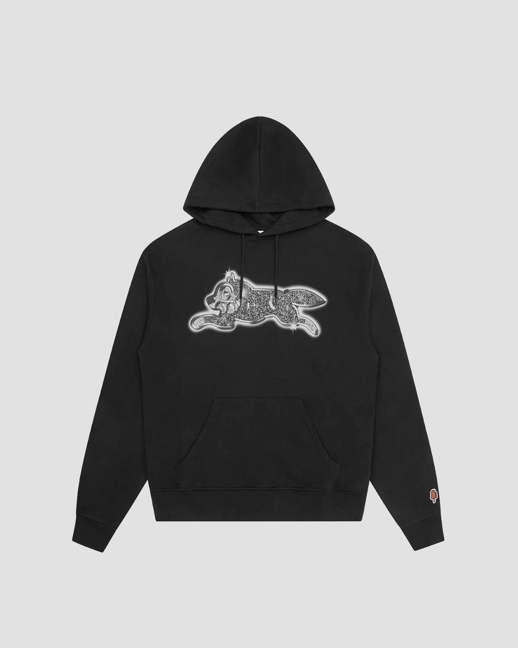 ICECREAM Iced Out Running Dog Hood - Black