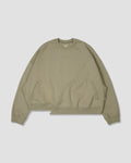 Irregular Patched Crewneck - Sand