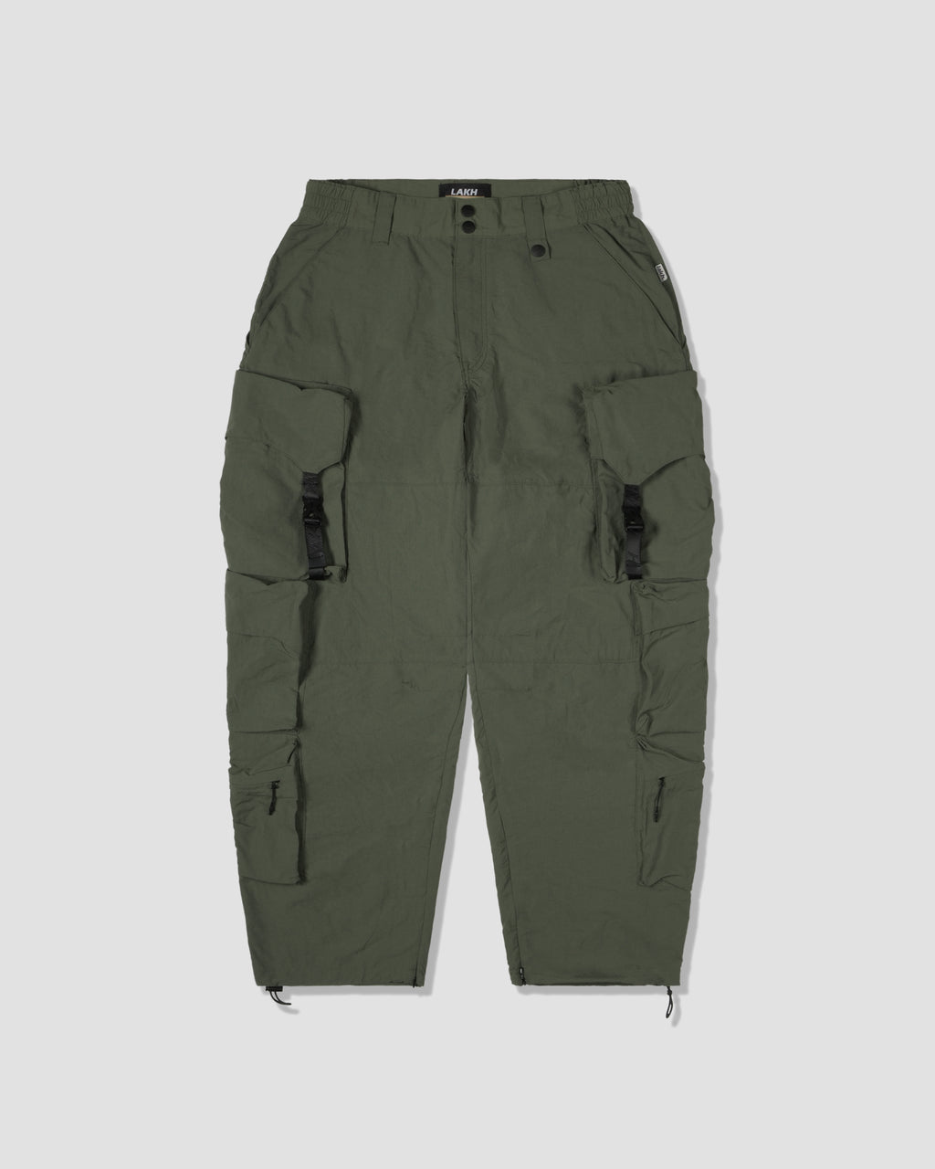 Jenga Ten Pockets Cargo Pants - Army Green