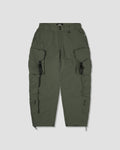 Jenga Ten Pockets Cargo Pants - Army Green