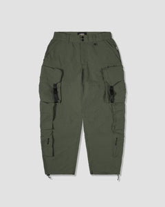 Jenga Ten Pockets Cargo Pants - Army Green