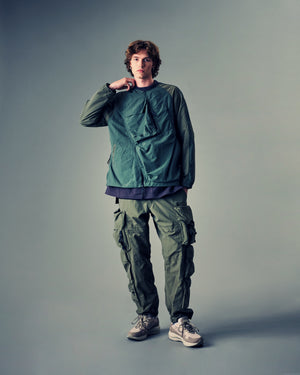 Jenga Ten Pockets Cargo Pants - Army Green