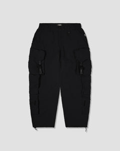 Jenga Ten Pockets Cargo Pants - Black