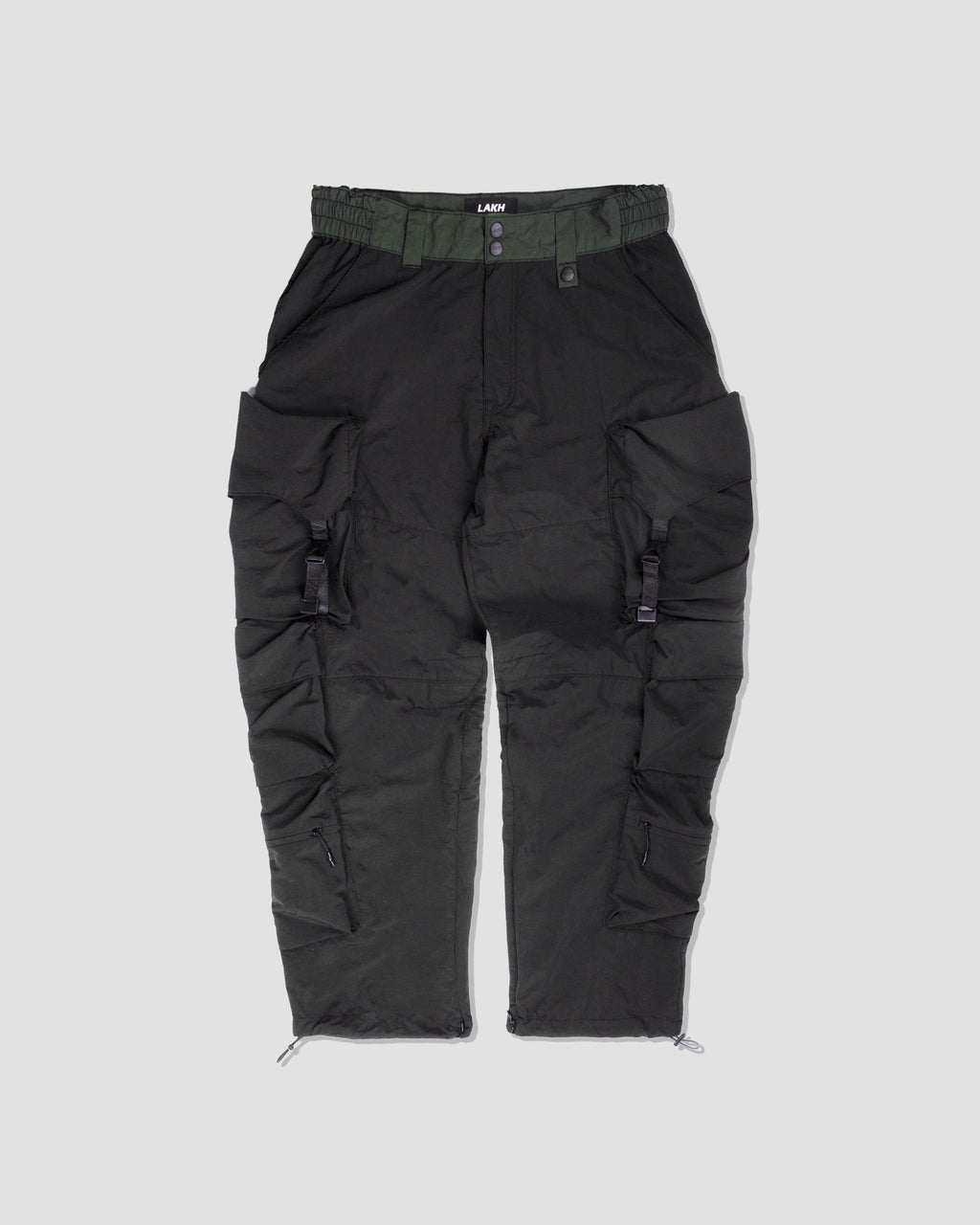 Jenga Ten Pockets Cargo Pants - Black