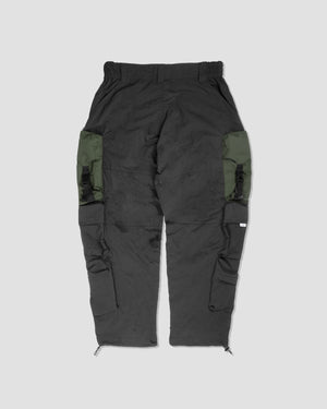 Jenga Ten Pockets Cargo Pants - Olive/Black