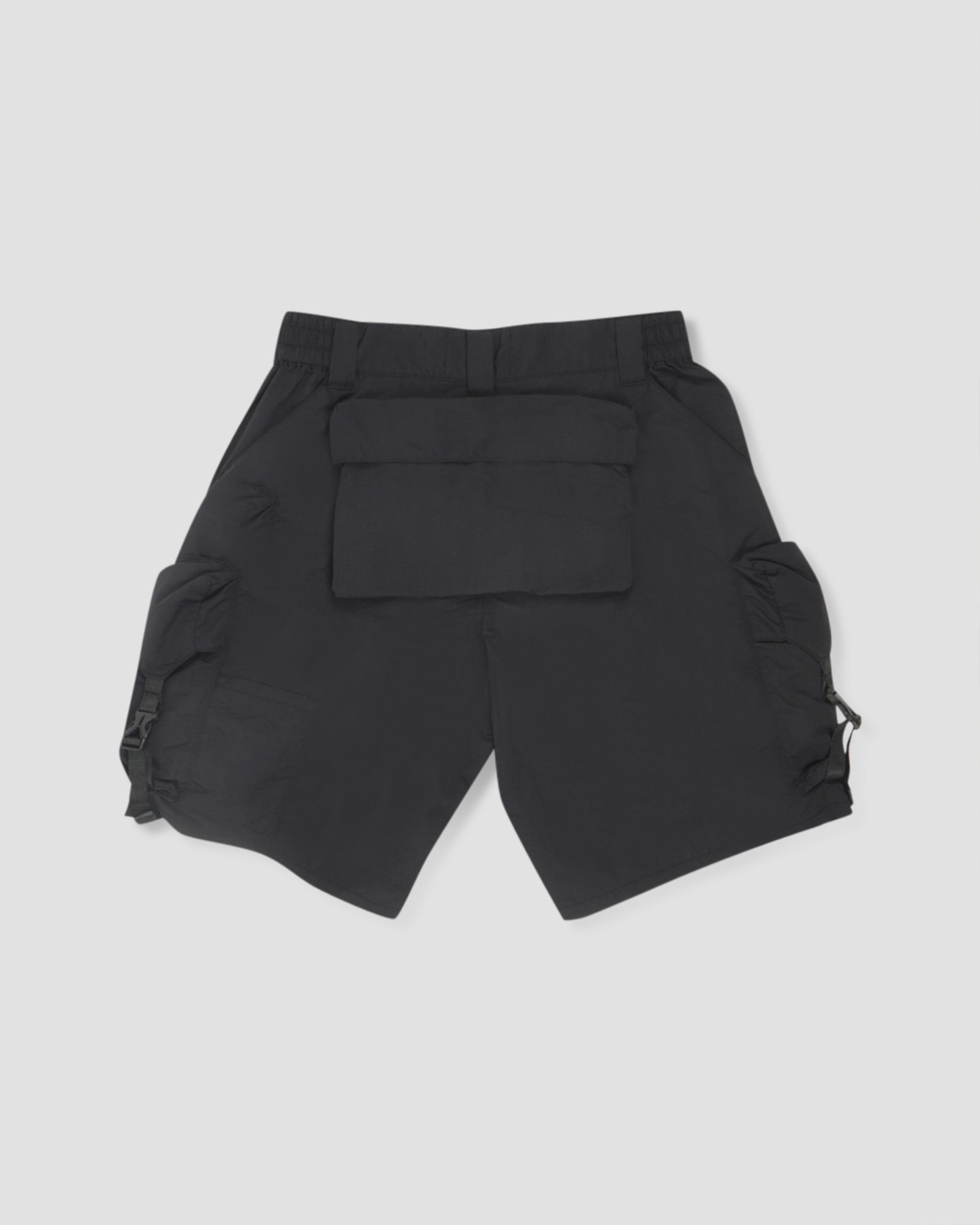 Jenga Ten Pockets Cargo Shorts - Black