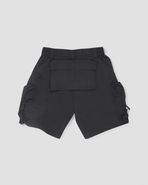 Jenga Ten Pockets Cargo Shorts - Black