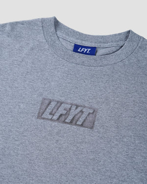 LAKH X  LFYT Box Logo Tee - Grey