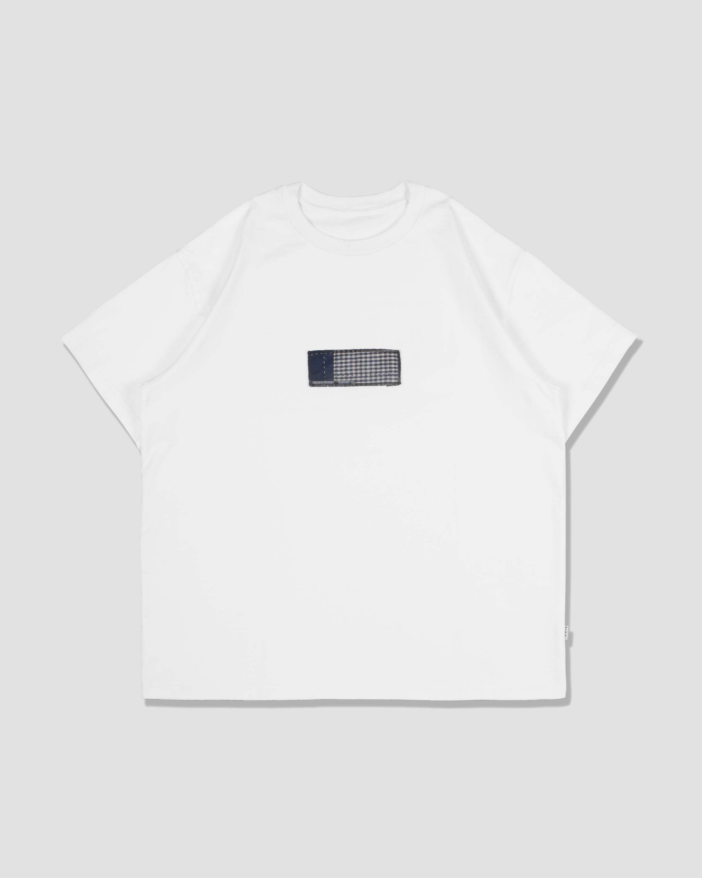 LAKH x KUON Boro Box Tee - White