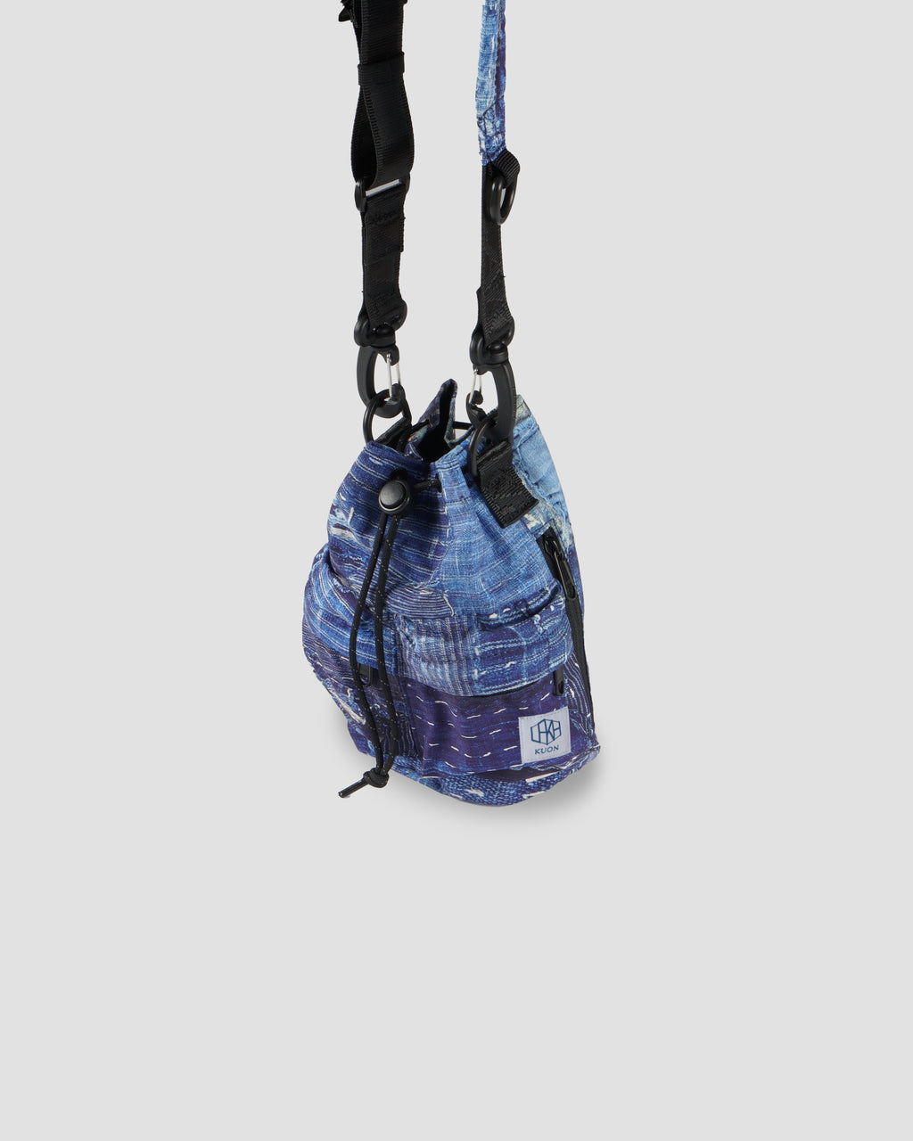 LAKH x KUON Printed Boro Mini Pockets Shoulder Bag