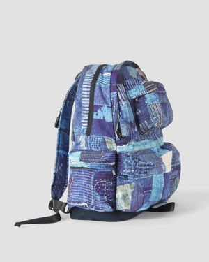 LAKH x KUON Printed Boro Ten Pockets Backpack