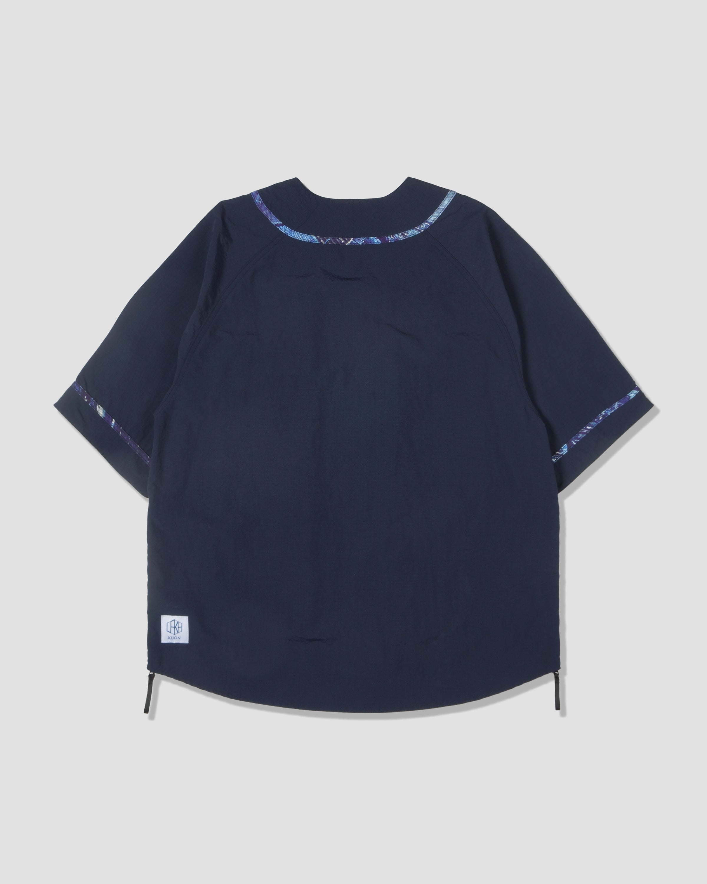 LAKH x KUON Multi Pockets Baseball Shirt - Navy