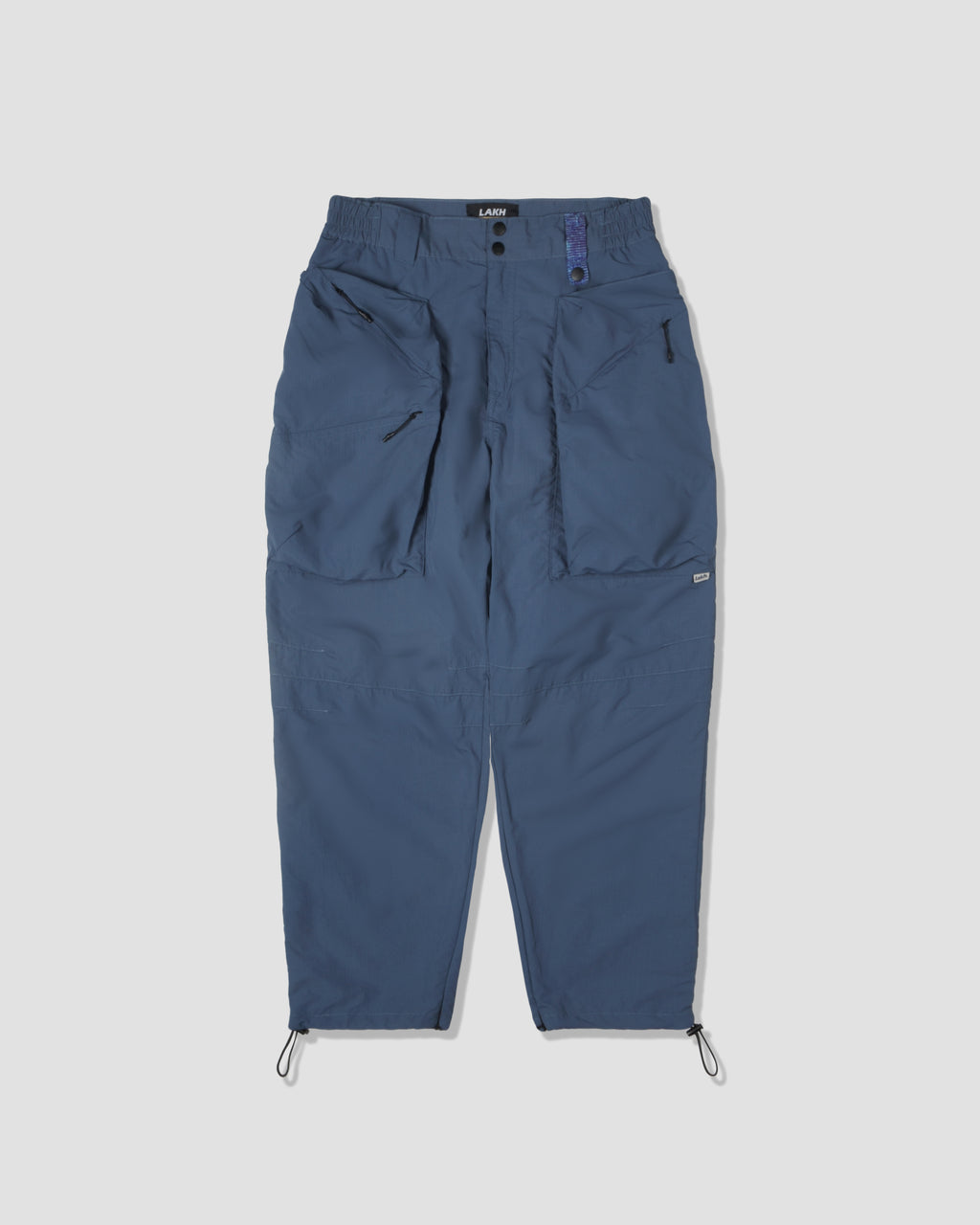 LAKH x KUON Trapezoid Pockets Utility Pants - Navy