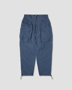 LAKH x KUON Trapezoid Pockets Utility Pants - Blue