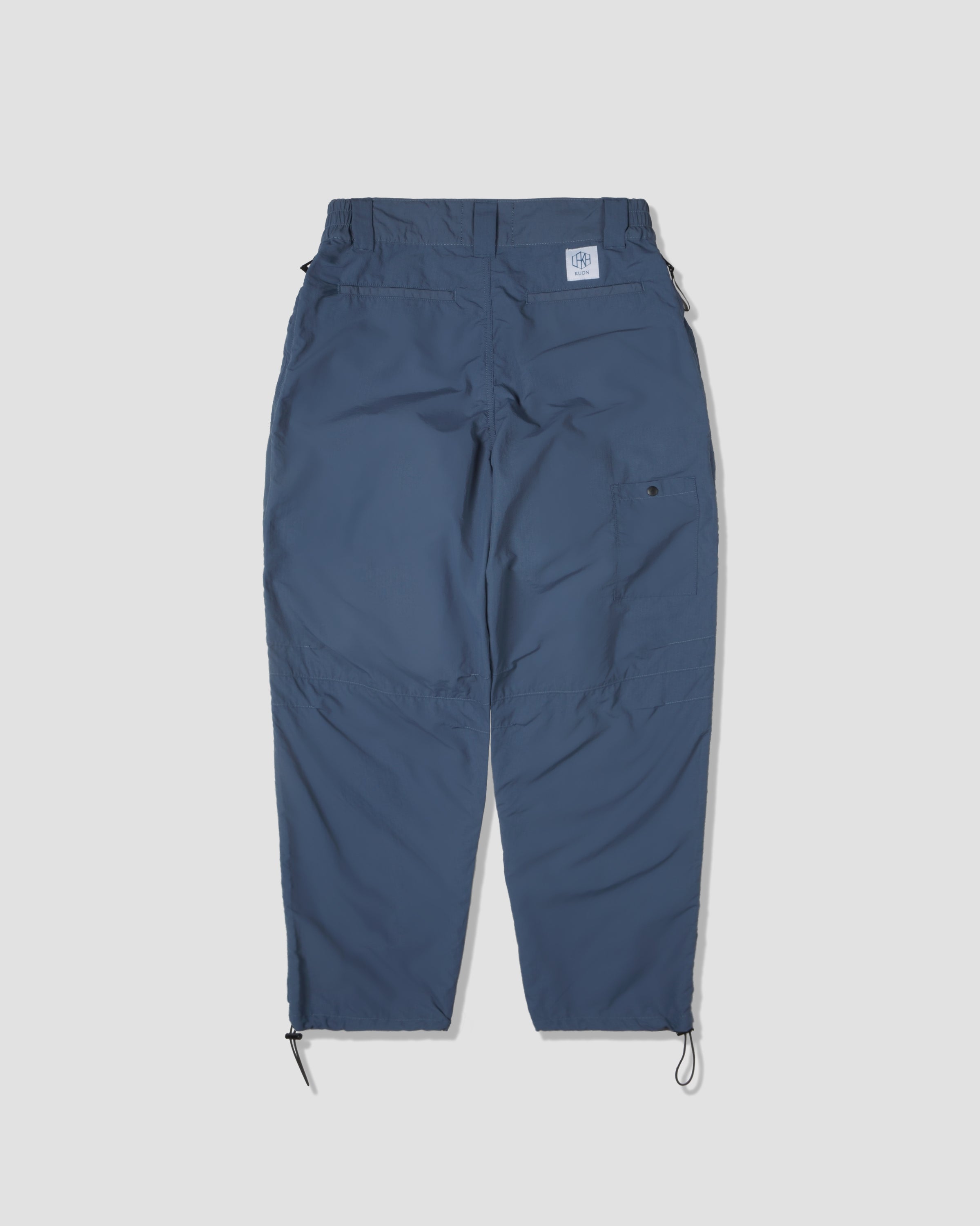 LAKH x KUON Trapezoid Pockets Utility Pants - Blue