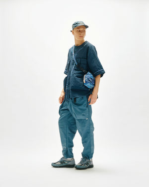 LAKH x KUON Multi Pockets Baseball Shirt - Navy