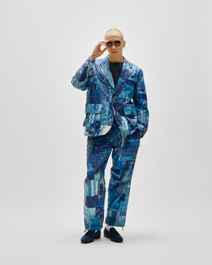 LAKH x KUON Printed Boro Functional Suit Jacket