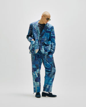 LAKH x KUON Printed Boro Hidden Pockets Pants