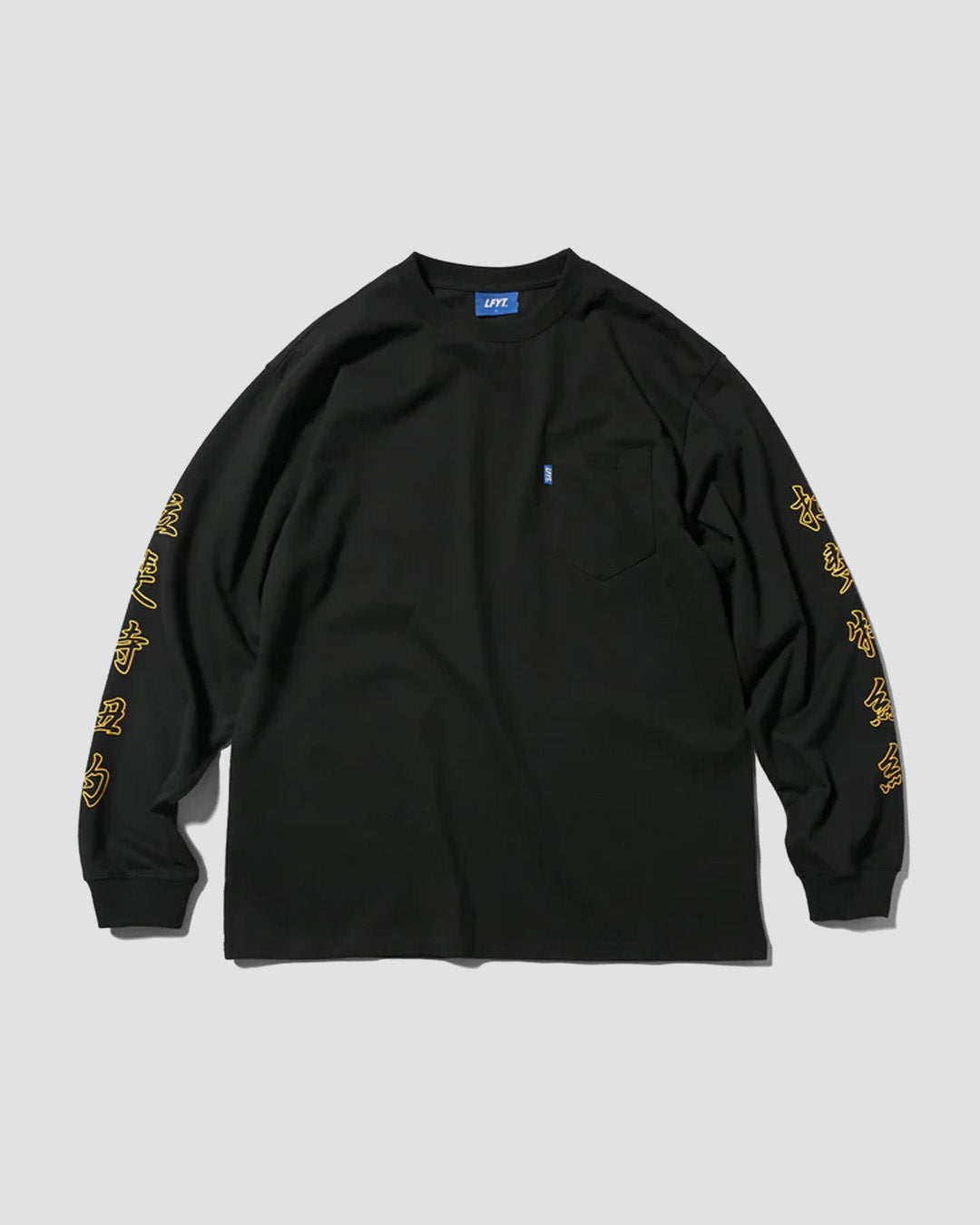 LFYT Wo Dragon Pocket L/S Tee - Black