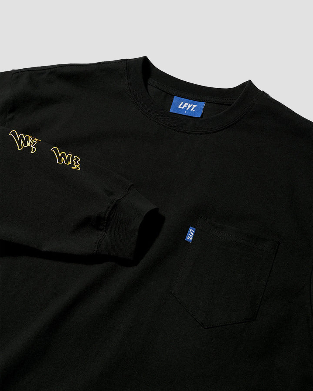 LFYT Wo Dragon Pocket L/S Tee - Black